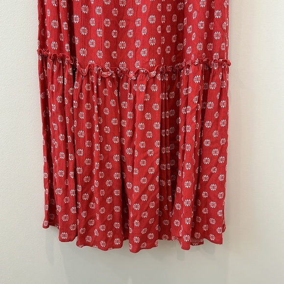 Women’s Printed Off The Shoulder Maxi Dress Boho Prairie Peasant Summer Sundress - Picture 8 of 11